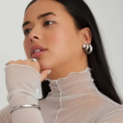 Earrings<Mejuri Chunky Large Hoops