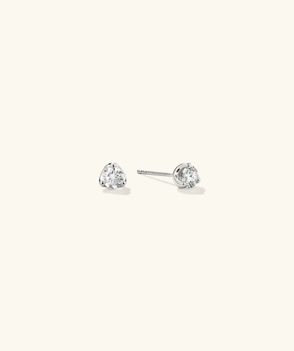 Earrings<Mejuri Lab Grown Diamond Round Studs 0.5 Tcw