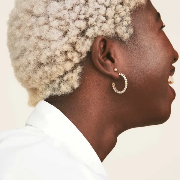 Earrings<Mejuri Large Charlotte Hoops