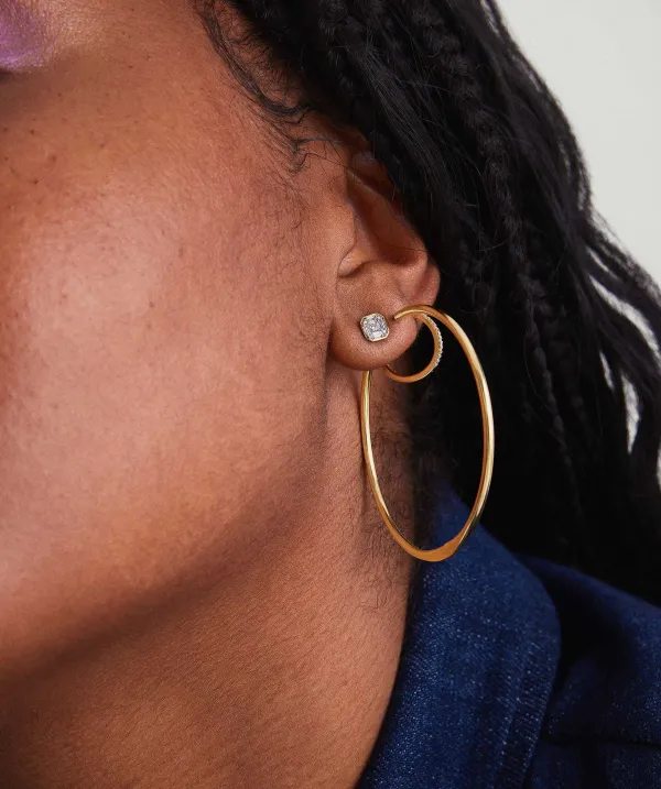 Earrings<Mejuri Mosaic Cushion Diamond Studs