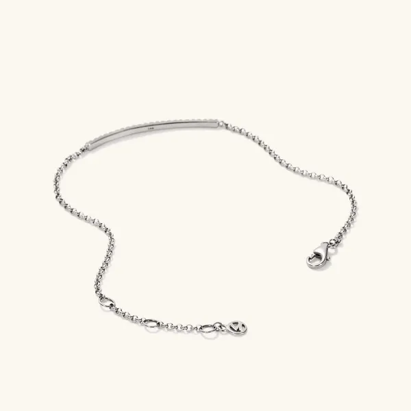 Bracelets<Mejuri Pav Diamond Bar Bracelet