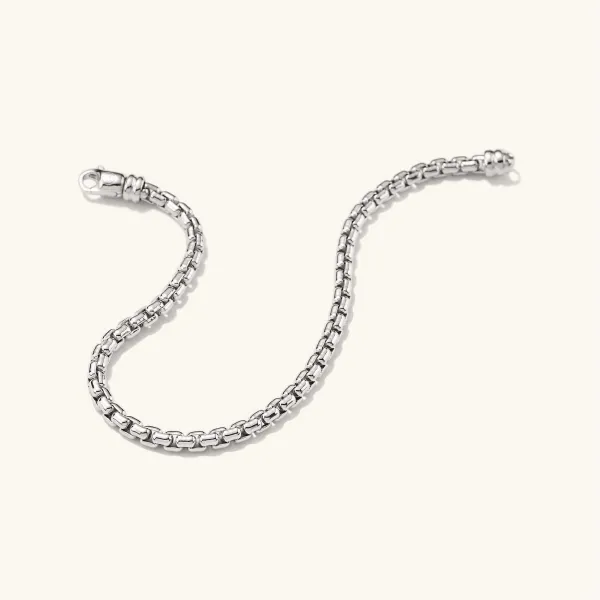 Bracelets<Mejuri Round Box Chain Bracelet