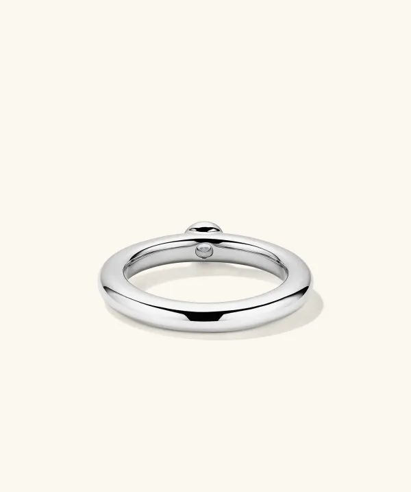 Rings<Mejuri Round Gemstone Stacker Ring