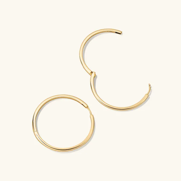 Earrings<Mejuri Tube Oversized Hoops