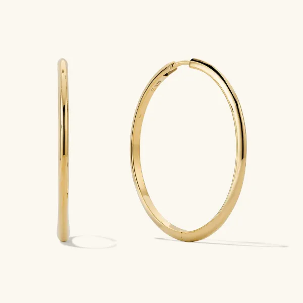 Earrings<Mejuri Tube Oversized Hoops