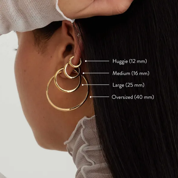 Earrings<Mejuri Tube Oversized Hoops